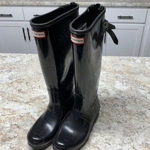 Hunter wide calf boots